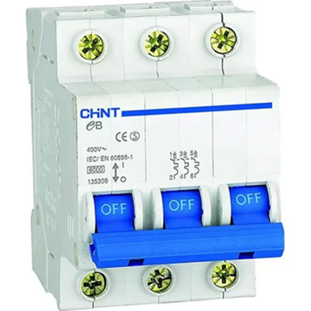 Chint 3 Kutup 4,5Ka C/40A Otomatik Sigorta - 186506