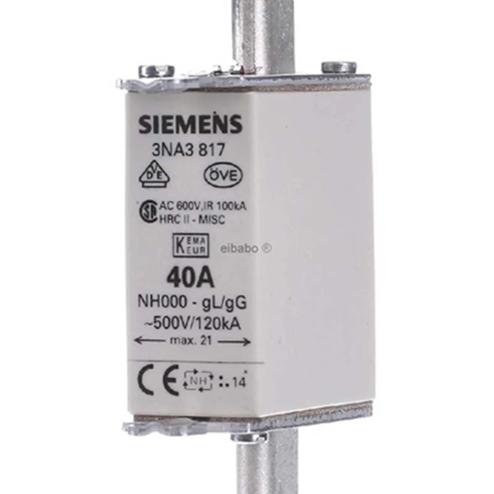 Siemens 40 A Nh Bıçaklı Buşon - 3NA3817