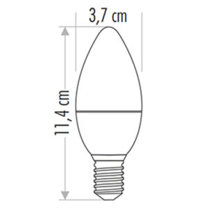 Cata 7 W E 14 Ampul Beyaz Buji Ampul 6500 K - CT-4079 Cata 7 W E 14 Ampul Beyaz Buji Ampul 6500 K - CT-4079