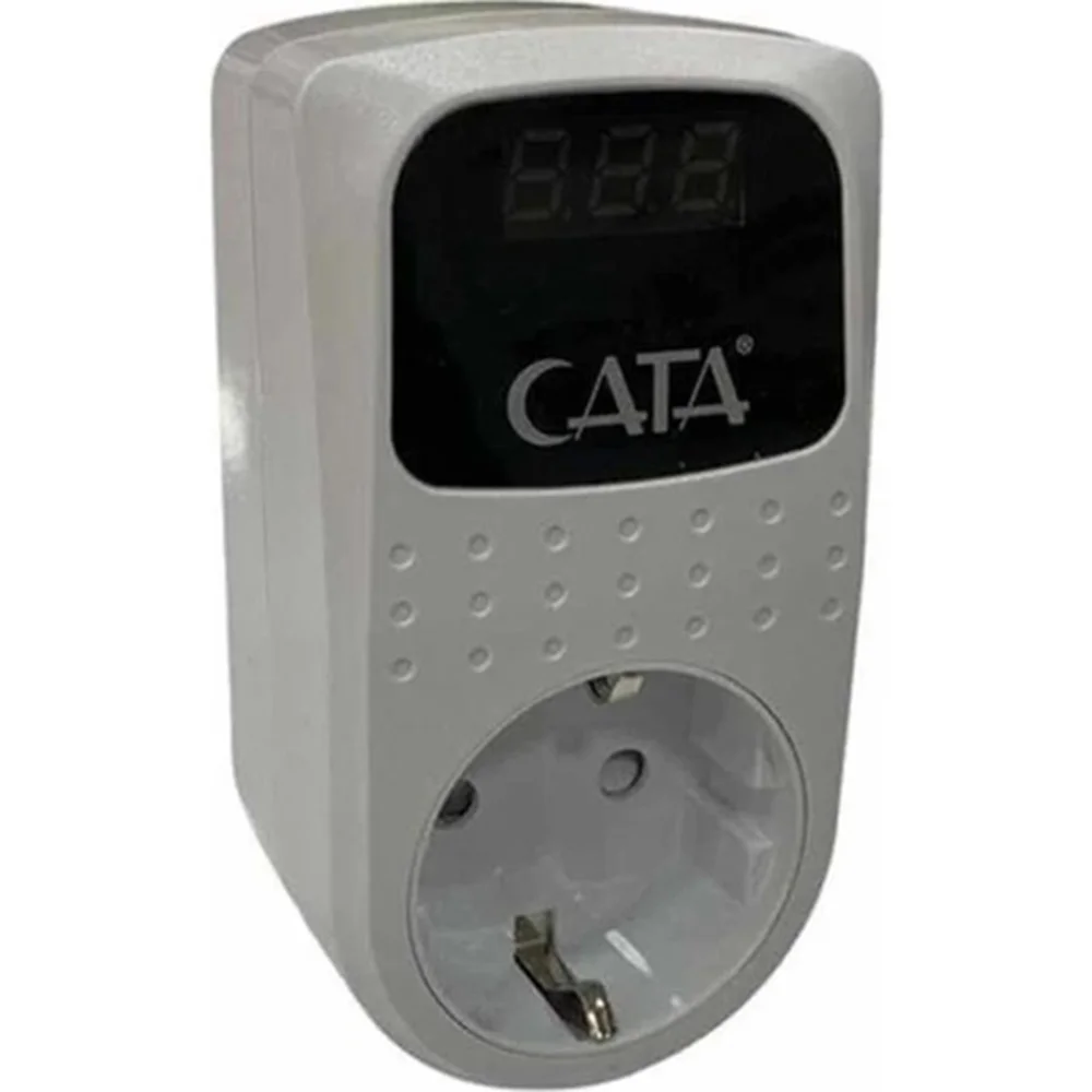Cata Akım Korumalı Tekli Topraklı Priz Regülatör - CT-9187