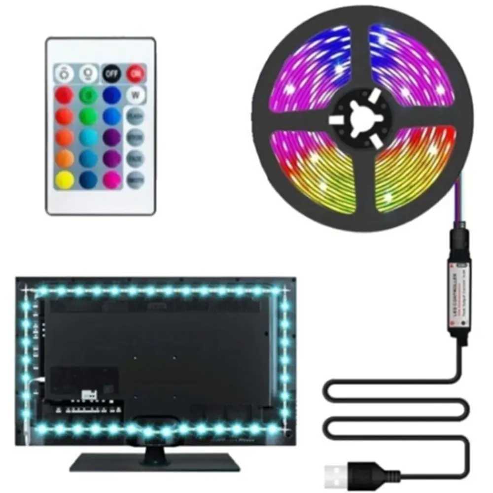 Cata 3 Metre Tv Arkası Usb Rgb Şerit Led Seti - CT-4566