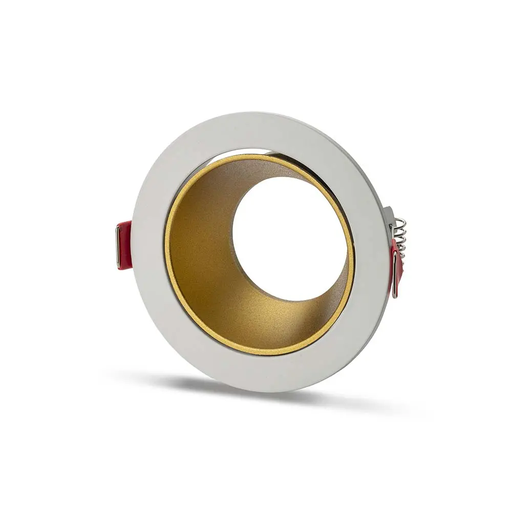 Noas Alüminyum Boş Kasa Spot Ren Beyaz / Gold - YL60-2112 Noas Alüminyum Boş Kasa Spot Ren Beyaz / Gold - YL60-2112