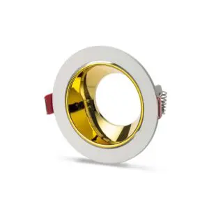 Noas Alüminyum Boş Kasa Spot Ren Beyaz / Golden - YL60-2114