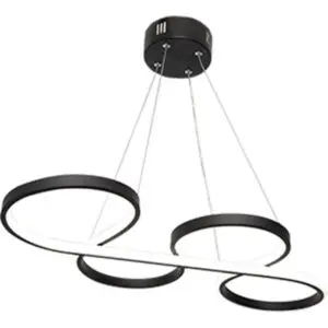 BB Aydınlatma Yılan Led Avize Siyah - TT025-SY