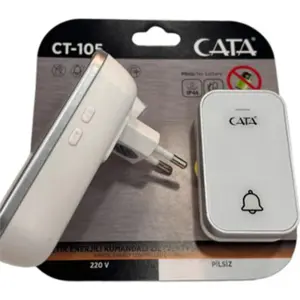 Cata Kinetik Enerjili 38 Melodili Kapı Zili - CT-105
