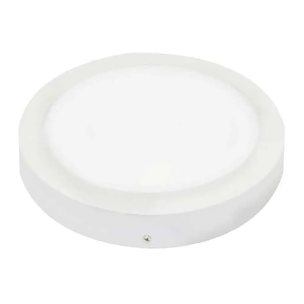 K2 18 Watt Sıva Üstü Pvc Beyaz Yuvarlak Kare Spot Beyaz / Gün Işığı - KDL-062
