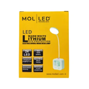 Molled 4 Renkli Dimmerlı Dekoratif Şarjlı Dokunmatik Led Masa Lambası - MOL1912 Molled 4 Renkli Dimmerlı Dekoratif Şarjlı Dokunmatik Led Masa Lambası - MOL1912