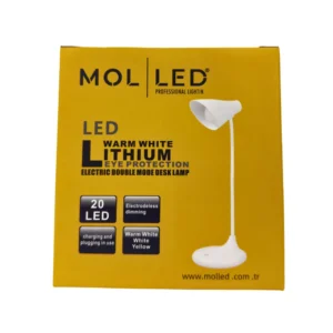 Molled 4 Renkli Dimmerlı Dekoratif Şarjlı Dokunmatik Led Masa Lambası - MOL1915 Molled 4 Renkli Dimmerlı Dekoratif Şarjlı Dokunmatik Led Masa Lambası - MOL1915