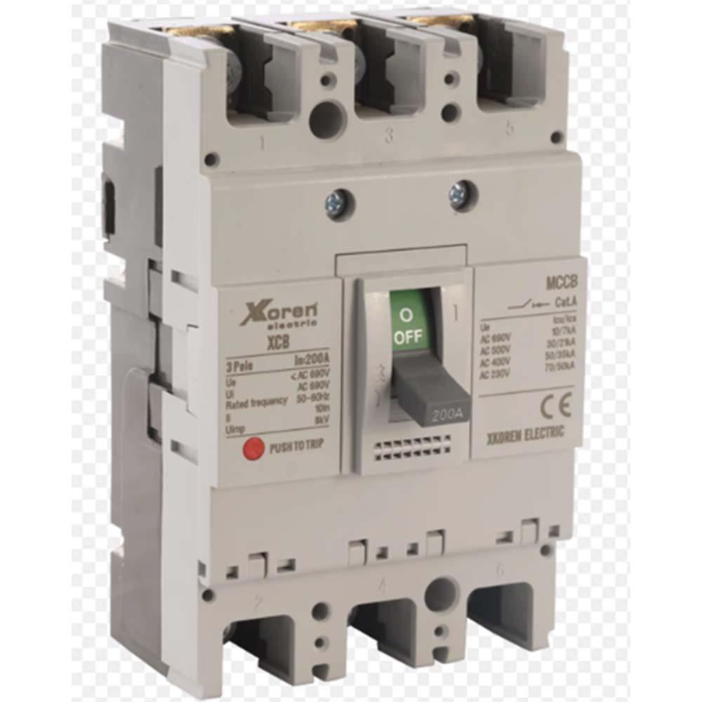 Xkoren 3P Ff Tipi 50Ka Termik Sabit/Manyetik Sabit 160 Kasa 160A Kompakt Şalter - XCB 3FF50-0160-0160