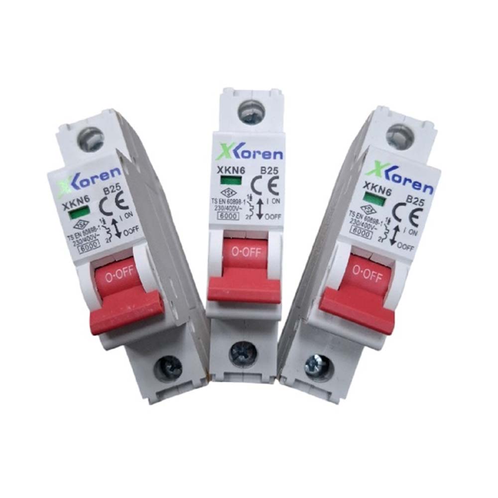 Xkoren 6Ka 1P C Tipi 40A Otomatik Sigorta - XKN 06-1-C040