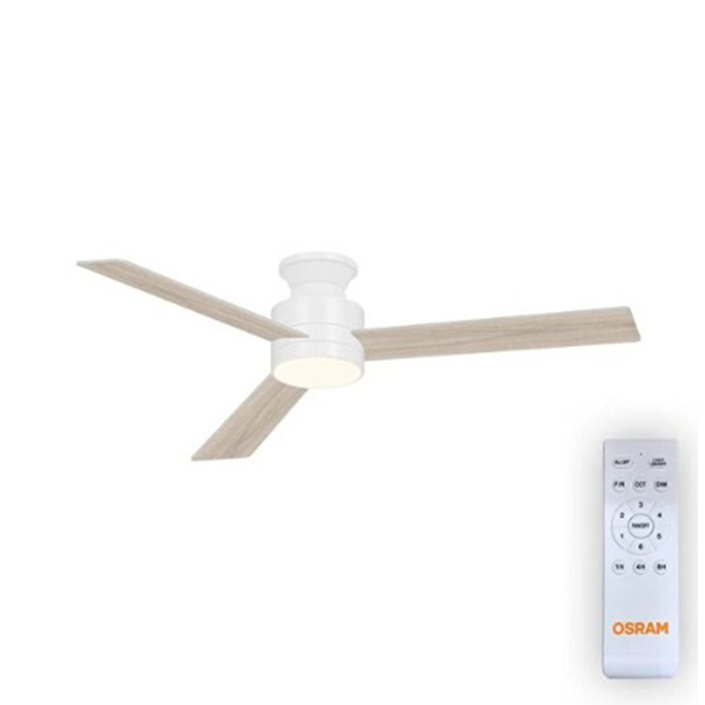 Osram Ceiling Blade Fan 18 W 3 Kanatlı Byeaz Kumandalı Tavan Vantilatörü Beyaz - OSRAMFAN