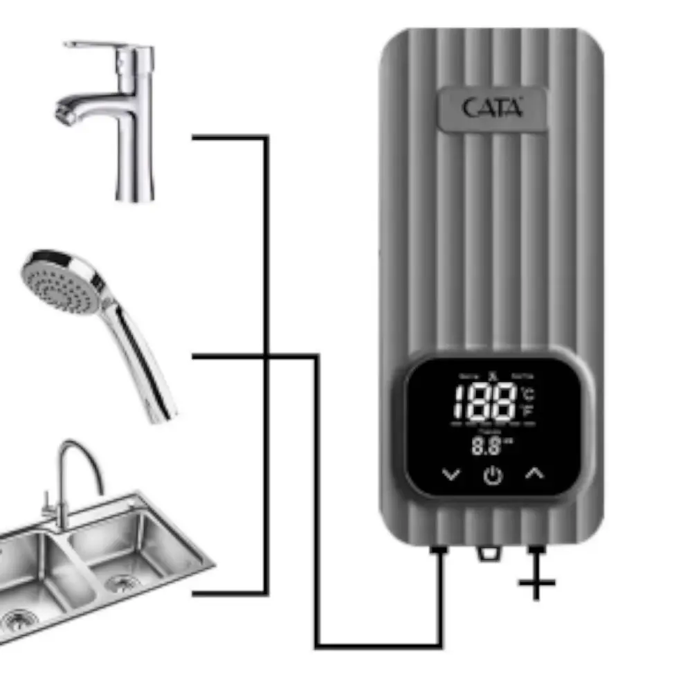 Cata Akıllı Dijital Şofben 5500 Watt - CT-6010